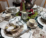 Green Scalloped Napkins