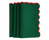 Scalloped Linen Napkins
