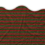Printed Scalloped Christmas Tree Skirt