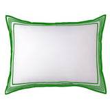 Smart Border 400TC Cotton Embroidery Sateen Solid Pillow Sham