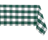 Green Checkered Tablecloth