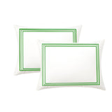 400TC Cotton Classic Embroidery Sateen Solid Pillow Sham