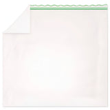 400TC Wavy Embroidery & Border Cotton Sateen Solid Sheet Set
