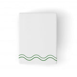 Double Wavy Embroidered Cotton Bath Towels (Set of 2)