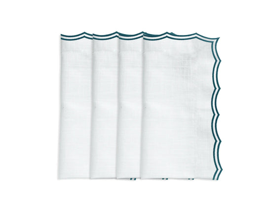 Cotton Fabric Napkins - Green
