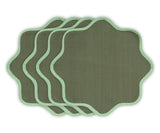 Round Green Placemats