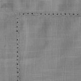 Grey Cotton Napkins - Hemstitch