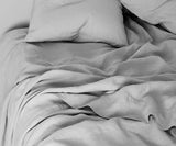 Charcoal Linen Sheet Set