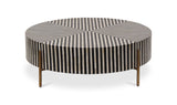 Chameau Small Coffee Table Black and White
