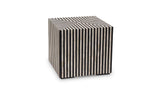 Terning Side Table Black and White