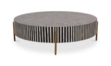 Chameau Large Coffee Table Black and White