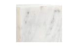 Cora Cube Tabletop Accent Banswara Purple White Marble