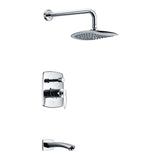 Tempo Series 1-Handle 1-Spray Tub and Shower Faucet in Polished Chrome