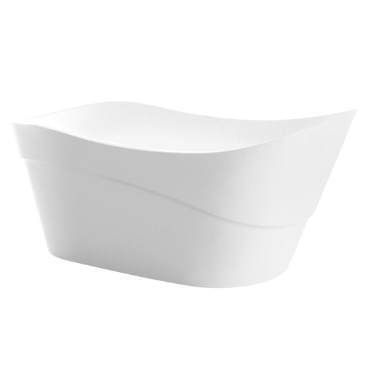 5.58 ft. Freestanding Bathtub in White