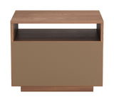 Slit Nightstand Walnut