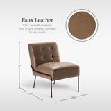 Armless Accent Chair