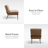 Armless Accent Chair