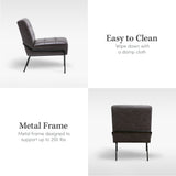 Armless Accent Chair