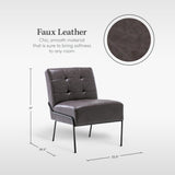 Armless Accent Chair