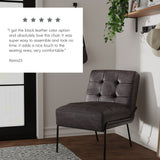 Armless Accent Chair