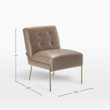 Armless Accent Chair