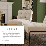Armless Accent Chair