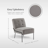 Armless Accent Chair