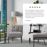 Armless Accent Chair