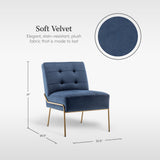 Armless Accent Chair