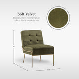 Armless Accent Chair