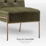 Armless Accent Chair