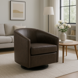 Modern Square Swivel Accent Chair