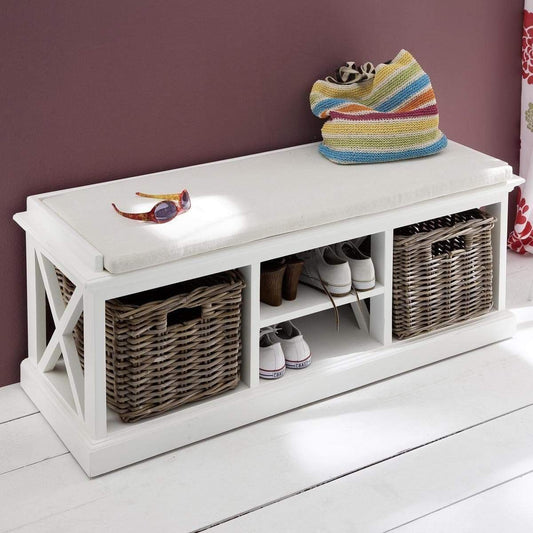 Halifax Bench & Basket Set