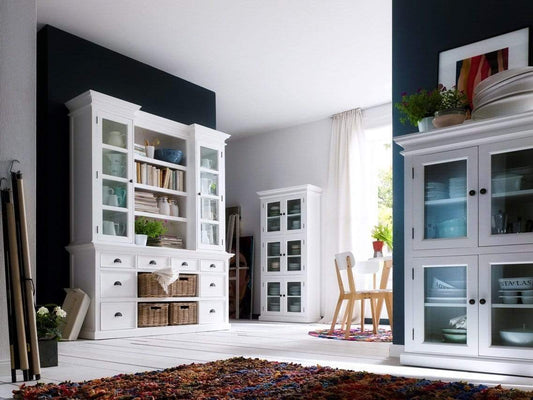 Halifax Library Hutch with Basket Set