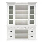 Halifax Library Hutch with Basket Set