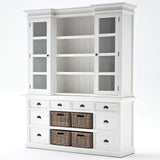 Halifax Library Hutch with Basket Set