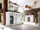 Halifax Contrast Buffet with Sliding Doors