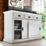 Halifax Contrast Buffet with Sliding Doors