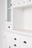 Halifax Glass Door Dining Hutch Unit