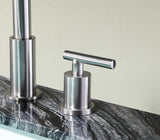 Roman 8 in. Widespread 2-Handle Bathroom Faucet in Brushed Nickel