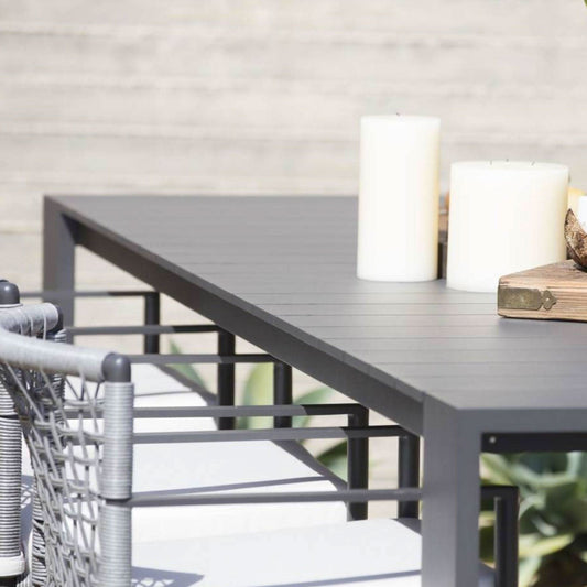 HAYMAN ALUMINUM Dining Table 106"
