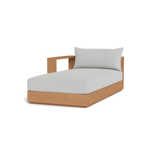 Hayman Teak Chaise Left