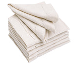 Hemstitched Dinner Napkins - 18 inch
