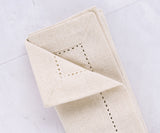 Natural Cotton Cocktail Napkins - 10 Inch