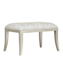 Garson Silver Ottoman, Fresh Files Linen