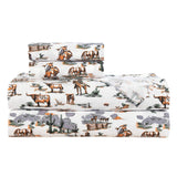 Ranch Life 200TC Cotton Percale Sheet Set