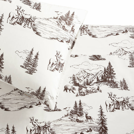 White Pine 200TC Cotton Percale Sheet Set