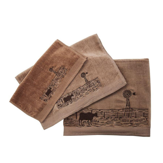 Jasper 3PC Towel Set, Mocha