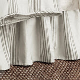 Prescott Striped Bed Skirt, Taupe