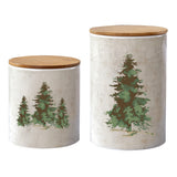Scenery Tree 2PC Canister Set